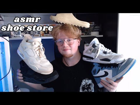 ASMR shoe store ROLEPLAY