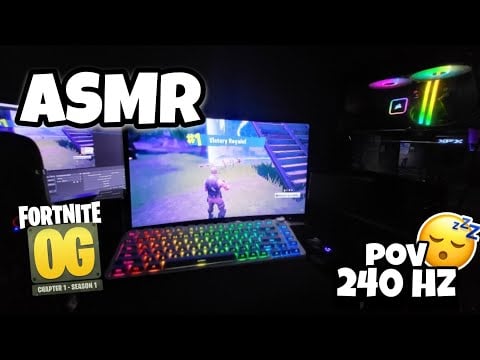 ASMR Français • Fortnite mais TU ES L’ASMR-ARTISTE sur le chapitre 1 OG😴💤(POV 240HZ)+Bruit de bouche