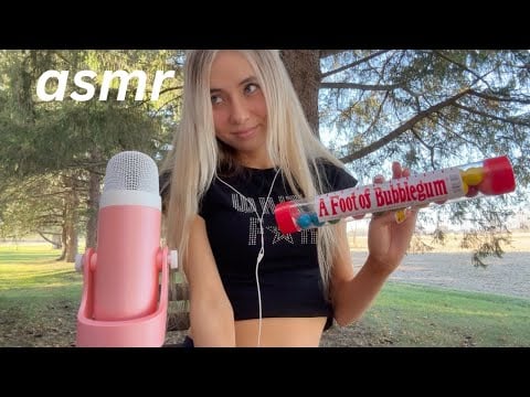 asmr whisper ramble & blowin' bubbles