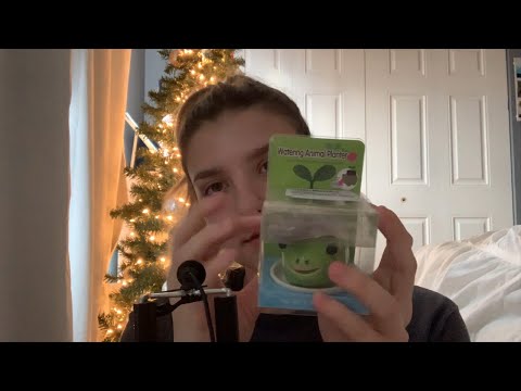 ASMR || Christmas gift haul !!