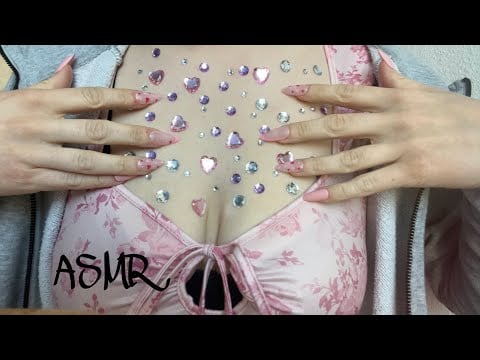 ASMR | Rhinestone scratching