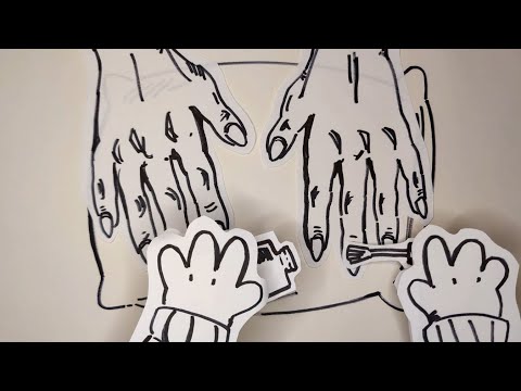 Doing Your Paper Nails [ASMR: Scratchy, Glass Tapping, Crinkly]