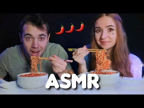 ASMR extrême SPICY NOODLE CHALLENGE 🔥 @ASMR Tom et sérénité