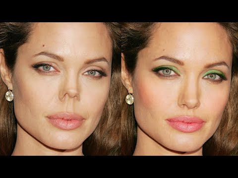 ASMR en español 💋💄 Maquillando a ANGELINA JOLIE 💅 en Photoshop 💻