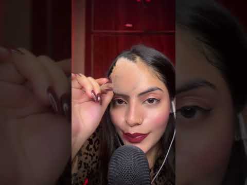 Vampire brushes your face super tingly #relaxing #asmr #sleep