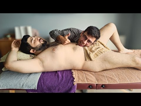 ASMR FULL BODY AMAZING RELAXING TURKISH MASSAGE THERAPY - CHEST,LEG,BACK,FOOT,ARM,BELLY MASSAGE