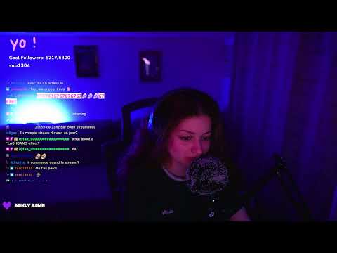ASMR LIVE  : BLABLA  et un max de triggers (NO PUB)