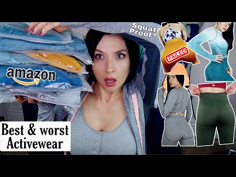 AMAZON ACTIVEWEAR TRY ON HAUL *ASMR