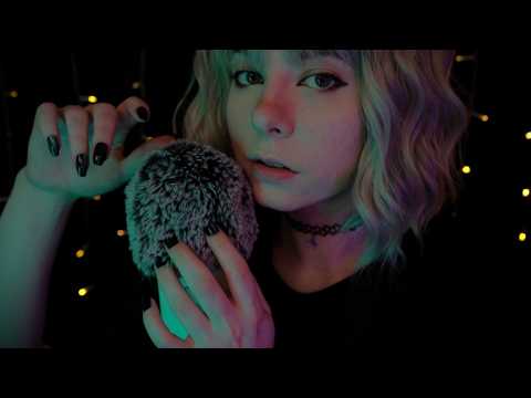 cosy ASMR | close up Whispering You To Sleep & Fluffy Head Scratching