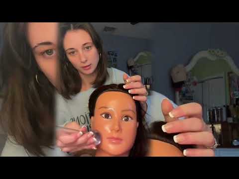 Gentle Face Touch[ASMR]  Skincare & Relaxing Sounds