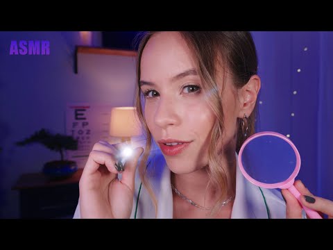 ASMR O exame de vistas que faz seus olhos FECHAREM 👀