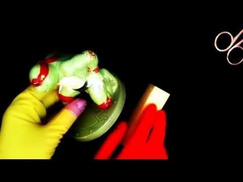 Rubber Kitchen Gloves (EVP voice caught at 3:23)  [[ASMR]]