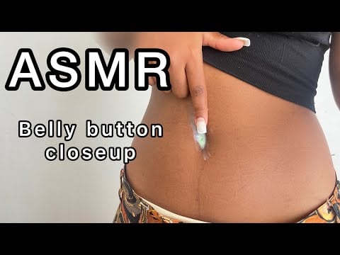 ASMR Playing With My Bellybutton, Makeup (tapping, massaging triggers)