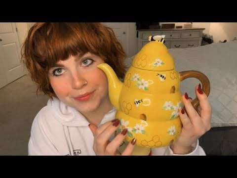 ASMR Winnie the Pooh Shop 🍯🐝🧸(Roleplay, tapping, whispering)