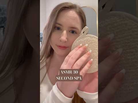 ASMR 30 second spa #asmrsounds #asmrvideos #asmrroleplay #asmrspa #asmrtingles