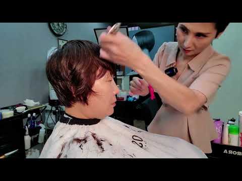 Korean ASMR: Fast-Paced Hair Styling for Dynamic Relaxation and Calm 💇‍♀️💨