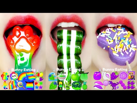Emoji Food 10 minutes 10분 이모지 먹방 Satisfying & Relax Eating Sounds [ASMR MUKBANG]
