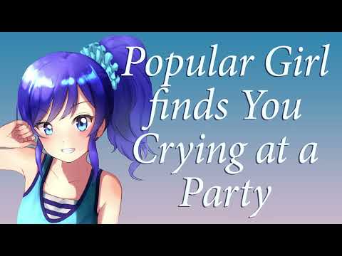 ASMR Popular Girl Finds You Crying in her Room F4A