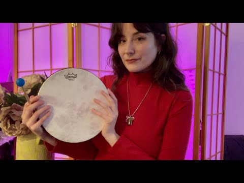 Manifest your Heaven On Earth 💜  🌍  - ASMR Reiki w/ Drumming - Manifest Love & Abundance