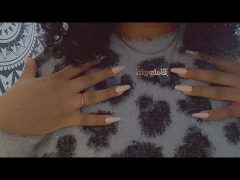 ASMR Scratching Sweater fluffy Fabric Sounds 😴