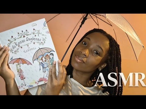 ASMR Leitura com Noite Chuvosa para Dormir Profundamente ☔😴 ( com Voz Suave )
