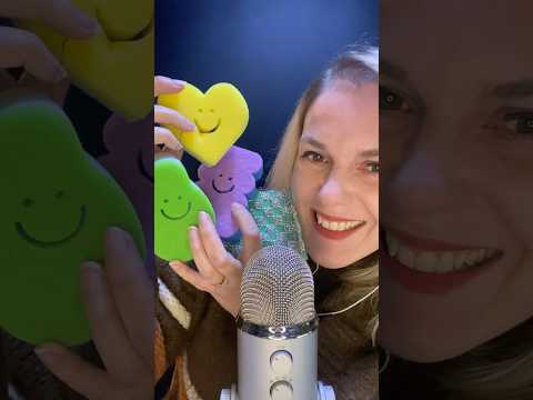 ASMR FR / Des éponges beaucoup trop mignonnes ! #asmrfr #shortsasmr #asmrshorts
