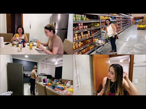 ASMR VLOG: ALMOÇO COM MINHA MÃE, COMPRAS NO MERCADO, ORGANIZAÇÃO DA CASA E CUIDANDO DO MEU CABELO