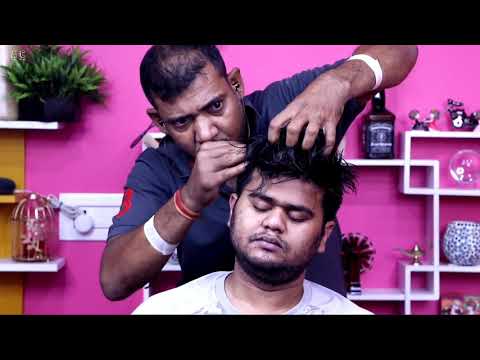 Asim the demon king doing ASMR massage with satisfying neck crack spine crack back bone adjustment