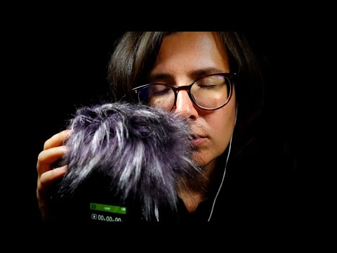 ASMR | close up Mouth Sounds, Mic Brushing and Whispering (100 %  Sensivity)