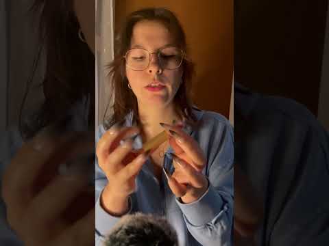 Doing Your Fast Wooden Make Up #asmr  #tingles #relax #triggersforsleep #mouthwhisper