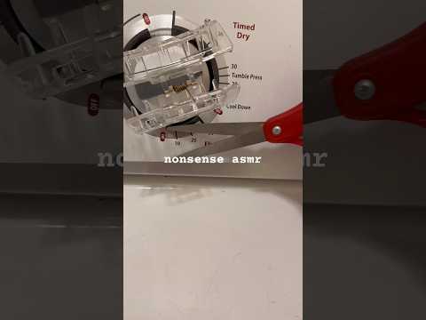This is the ONLY way you should check your dryer #asmr #tiktokasmr #nonsenseasmr #oddlysatisfying