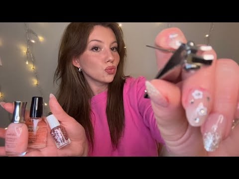 ASMR Big Sister Gives You A Full Manicure🌸💅🏻(roleplay)✨