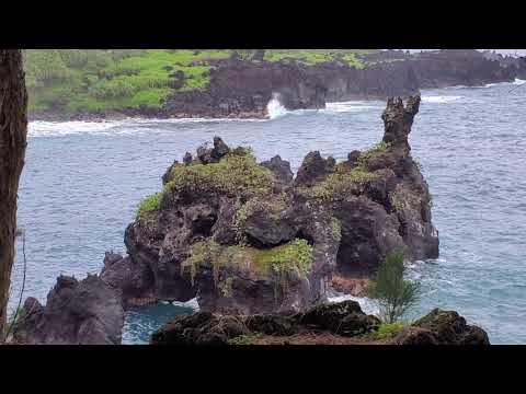 Crashing Waves ASMR | Black Sand Beach