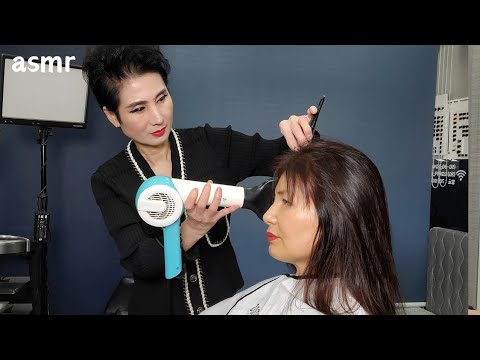 Korean Hair Salon ASMR: Quick & Energizing Sounds for Ultimate Relaxation 🔥⚡