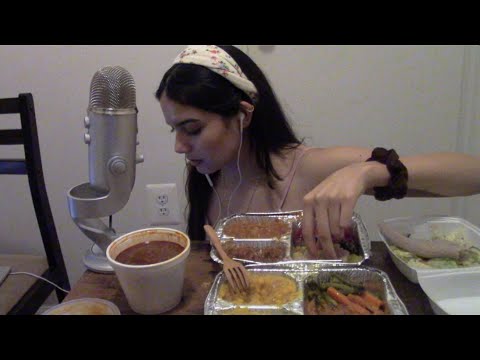 ASMR Eating Ehtiopian Food and Chatting