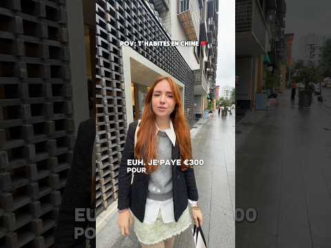 Tu payes combien ton loyer ? 300€ chacun avec mon copain en Chine #chinese #asmr