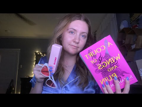 ASMR pink triggers💕 - lofi, lots of tapping, whispered rambling