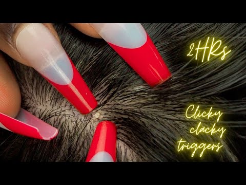 ASMR | 2HRs Intense Nitpicking & Deep Scalp Scratching Triggers - ALLZOOMED