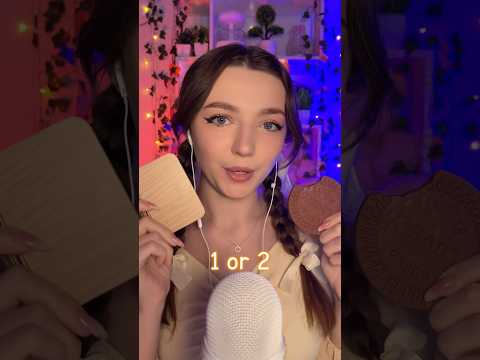 1 or 2 #asmr #asmrsounds #asmrrelax #asmrtingles #asmrwhispers #asmrsleep #relax #tingles #whispers