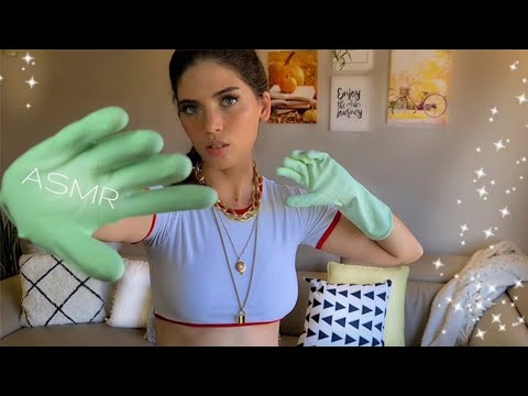 ASMR | Rubber GLOVES & POSITIVE AFFIRMATIONS 💕 For You | soft spoken