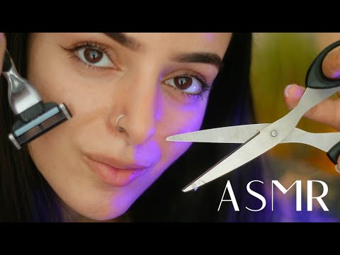 ASMR Men's Only Spa 💙 Facial, Haircut & Shave 💈 (Soft Spoken)