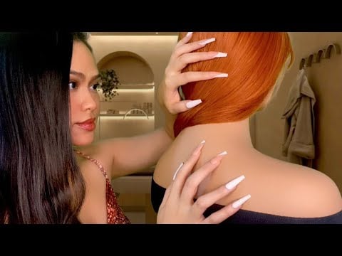 ASMR Sleep Clinic Therapist Plays W/ Your Hair  (Scalp & Back Scratch, Personal Attention) Roleplay