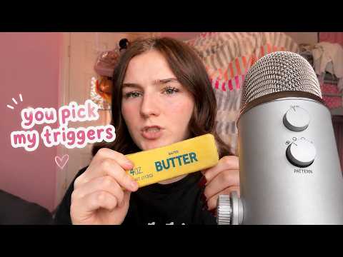 asmr but my subscribers pick my triggers
