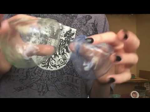 ASMR STICKY Fingers on bubble, stress toy, folder
