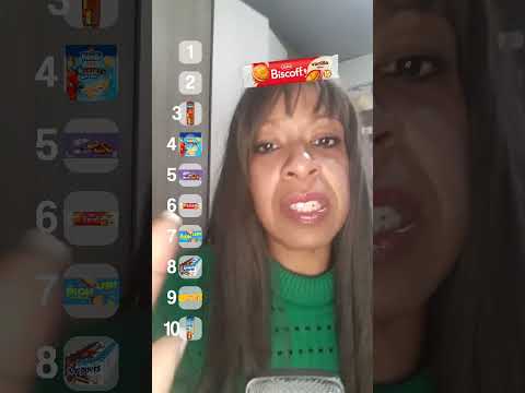ASMR RANKING DOS BISCOITOS #shortvideo