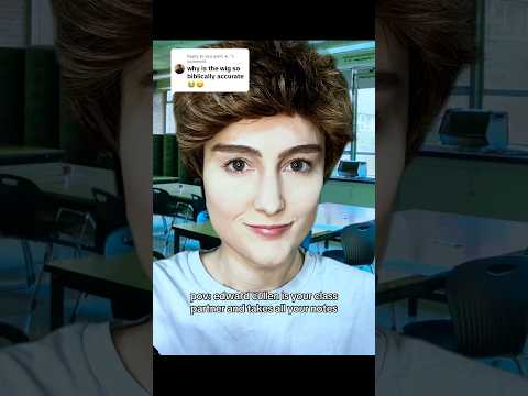 pov: edward cullen is your class partner and takes all your notes #asmr #twilight