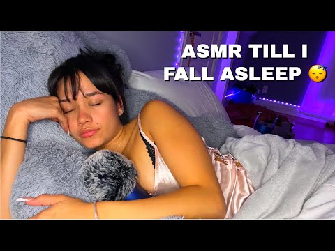 DOING ASMR UNTIL I FALL ASLEEP 😴