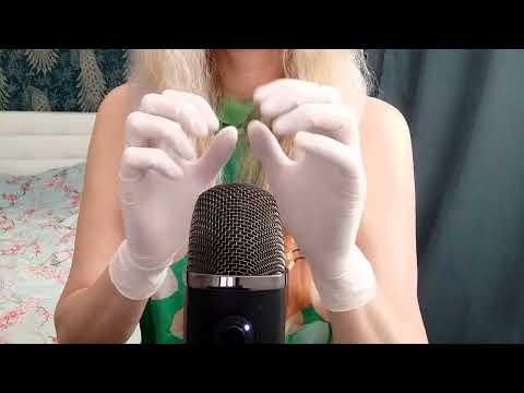 ASMR Pure Tingles:  White Latex &  ASMR (No Talking)