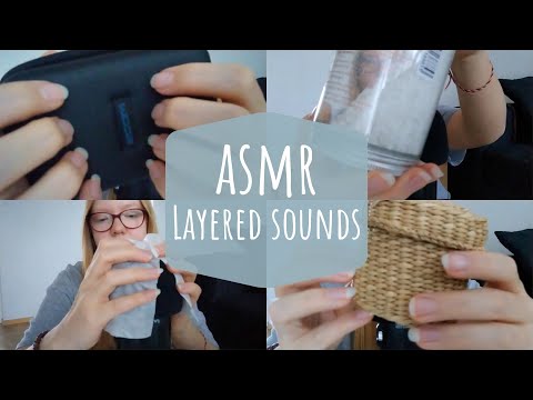 ASMR SUOMI 😍 TINGLY TRIGGEREITÄ useassa kerroksessa 😍 LAYERED SOUNDS