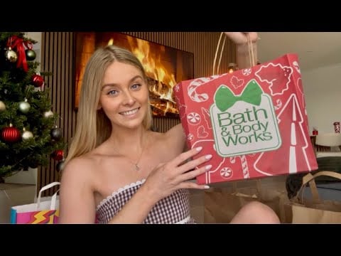 ASMR Like It’s 2016 💕 (Cozy Bath&Bodyworks Haul, Fire Crackling etc.)